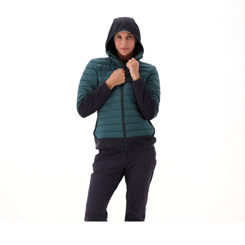 CMP puffer jacket pink black peony Unlimitech women's hybrid jacket quilted - Picture 6 of 16